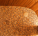 Handcrafted Estonian Juniper Feature Wall