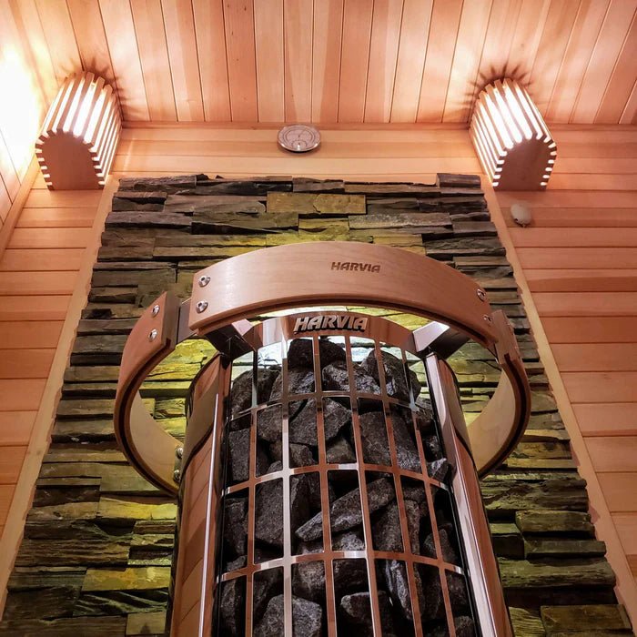 Harvia Cilindro PC60 6kW Electric Sauna Heater with Built-In Controls — additional product view