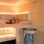 Harvia Cilindro PC90 9kW Electric Sauna Heater with Built-In Controls – Complete Package Options - NW Immersion