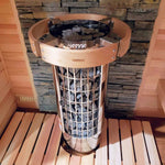 Harvia Cilindro PC90 9kW Electric Sauna Heater with Built-In Controls – Complete Package Options - NW Immersion