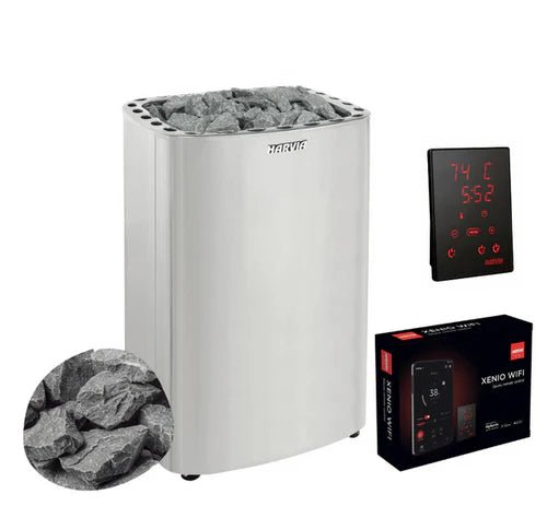 Harvia Club K12.5G Electric Sauna Heater - Complete Package Options - NW Immersion