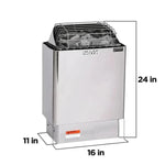 Harvia KIP60W 6kW Electric Sauna Heater – Complete Package Options - NW Immersion