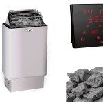 Harvia Kip80W - WiFi Control – includes required stones - NW Immersion