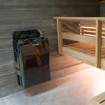 Harvia The Wall SW80 Electric Sauna Heater with Built - In Controls & Sauna Stones Included - NW Immersion
