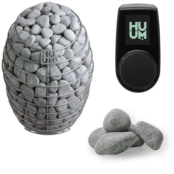Huum Drop 6kw Heater Package with WiFi Classic Control and required stones (+$3150.00) - NW Immersion