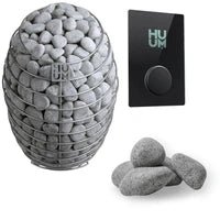 HUUM Drop 9kW Sauna Heater Package - UKU WiFi Glass - NW Immersion