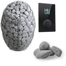 HUUM Drop 9kW Sauna Heater Package - UKU WiFi Glass- includes required stones