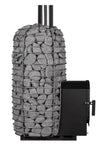 HUUM HIVE Flow Mini Wood-Burning Sauna Stove Package with Stones - NW Immersion