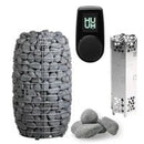 HUUM Hive  Mini 9kW Electric Sauna Heater Package- UKU Wifi Black-includes required stones