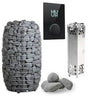 HUUM Hive Mini 9kW Electric Sauna Heater Package - UKU WiFi Glass - NW Immersion