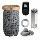 HUUM Hive Mini Series 10.5kW Sauna Heater Package- UKU WiFi Black- includes required stones