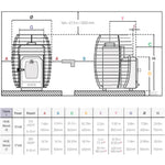 HUUM Hive Wood 17 kW Wood-Burning Sauna Stove — alternate angle view (2)