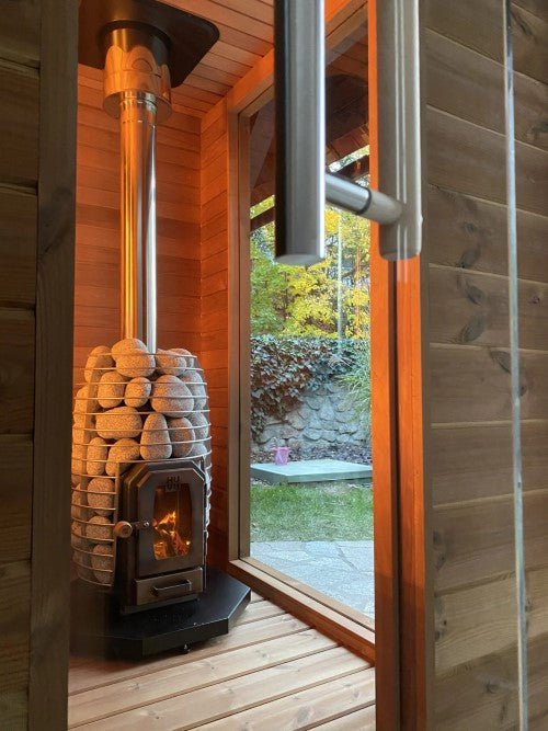 HUUM Thru-Ceiling Chimney Set for Wood Sauna Stoves - NW Immersion