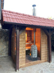 HUUM Thru-Ceiling Chimney Set for Wood Sauna Stoves - NW Immersion