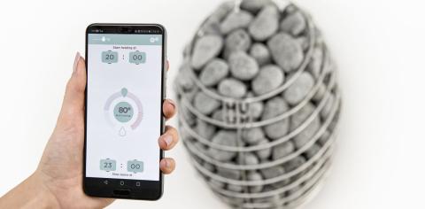HUUM UKU White Sauna Heater Control with Wi - Fi - WHITE - NW Immersion