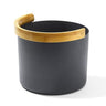 KOLO Bucket 2 Sauna Bucket with curved Handle, Bamboo/Aluminum, 1.5Gal - BLACK - NW Immersion