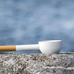 KOLO Ladle 2 Sauna Ladle, Bamboo & Aluminum - WHITE - NW Immersion