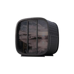 Leil Black Cube Classic 4 Person Outdoor Traditional Finnish Sauna - NW Immersion