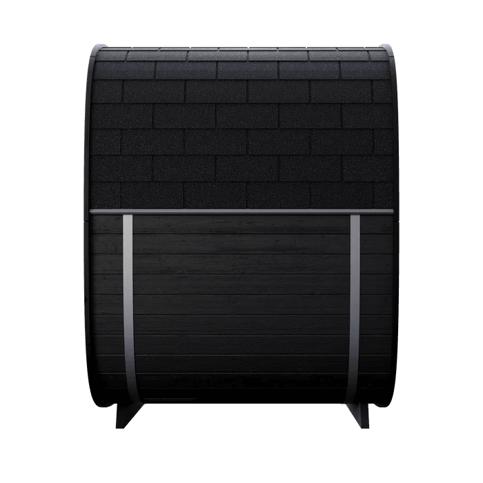 Leil Black Cube - Premium 4 - Person Outdoor Sauna Kit - NW Immersion