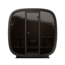 Leil Black Cube - Premium 4 - Person Outdoor Sauna Kit - NW Immersion