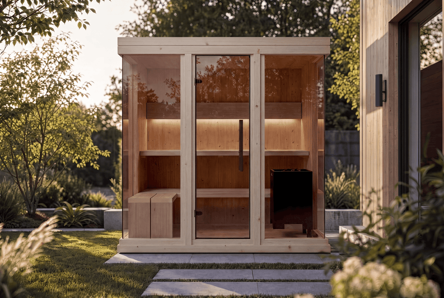 Leil Celto M 3 Person Outdoor Traditional Finnish Sauna - NW Immersion