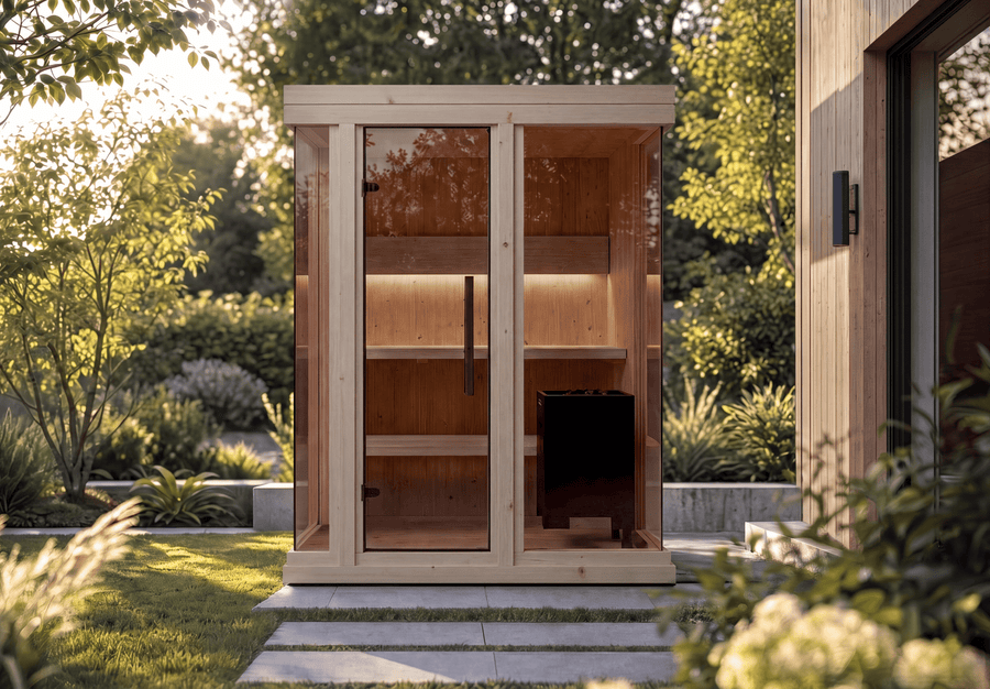 Leil Celto S 2 Person Outdoor Traditional Finnish Sauna - NW Immersion
