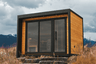 Leil Patio M, 5-Person Outdoor Traditional Finnish Sauna with Front Room - NW Immersion