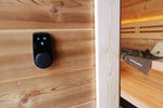 Leil Patio M, 5-Person Outdoor Traditional Finnish Sauna with Front Room - NW Immersion