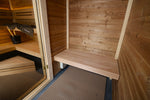 Leil Patio M, 5-Person Outdoor Traditional Finnish Sauna with Front Room - NW Immersion