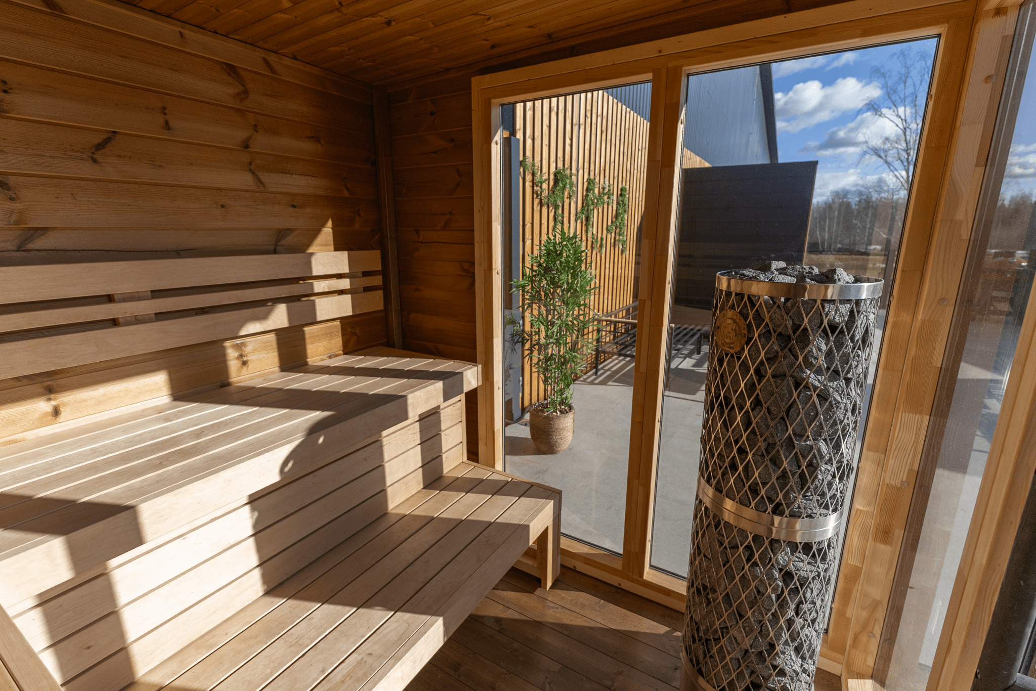 Leil Patio S, 4-5 Person Outdoor Sauna - NW Immersion