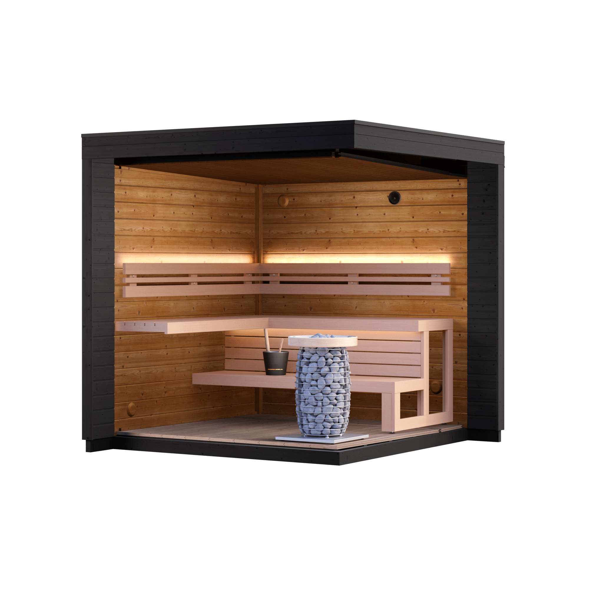 Leil Patio S, 4-5 Person Outdoor Sauna - NW Immersion