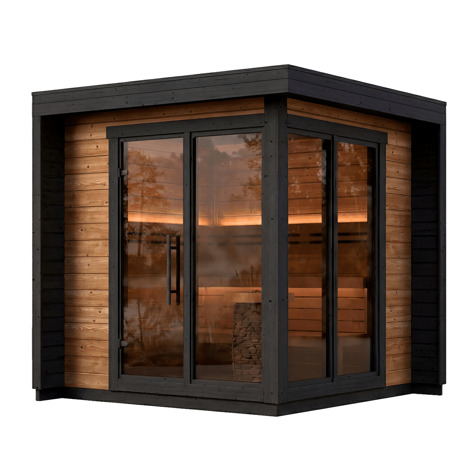 Leil Patio S, 4-5 Person Outdoor Sauna - NW Immersion