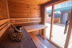 Leil Patio XS 4 Person Outdoor Sauna - NW Immersion