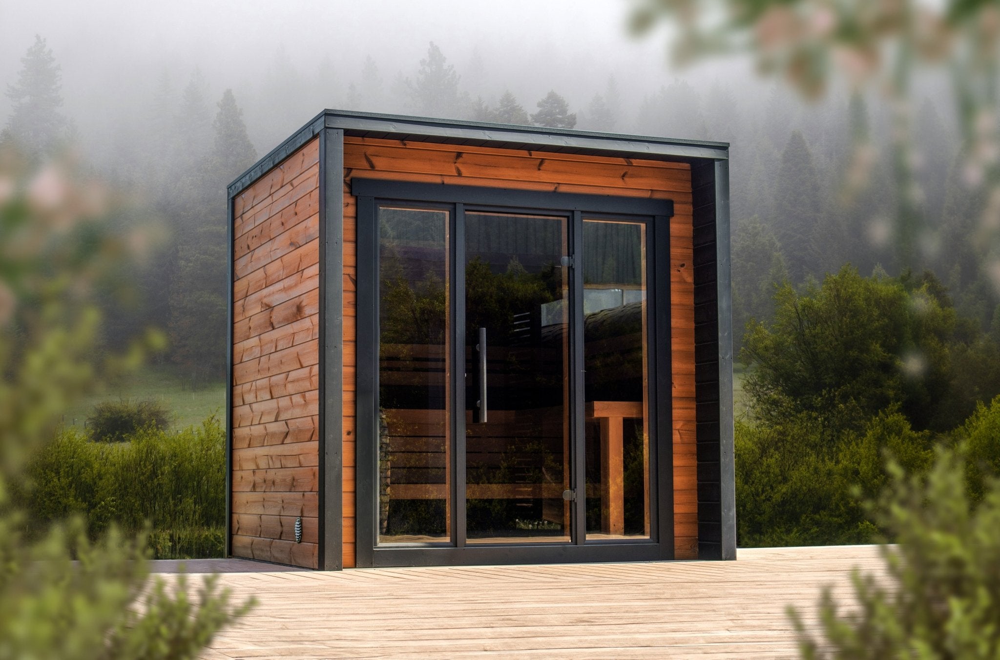 Leil Patio XS 4 Person Outdoor Sauna - NW Immersion