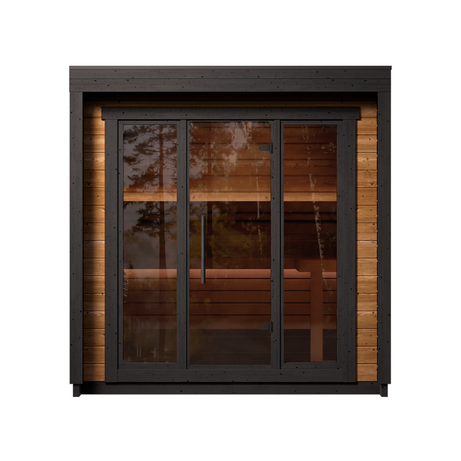 Leil Patio XS 4 Person Outdoor Sauna - NW Immersion