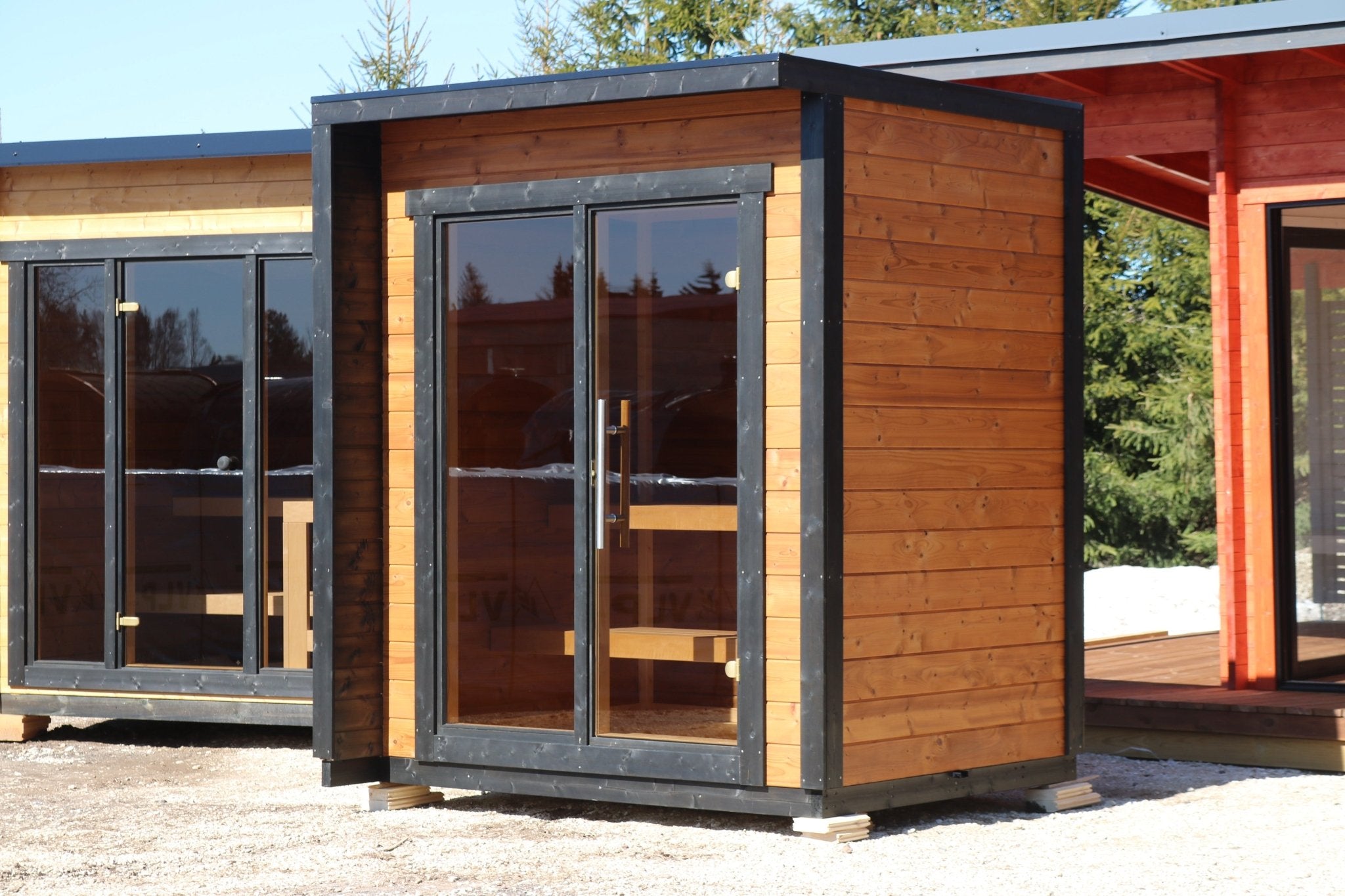 Leil Patio XXS 3 Person Outdoor Sauna - NW Immersion