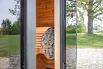 Leil Saunas Black Cube Classic 4-Person Outdoor Sauna Kit - NW Immersion