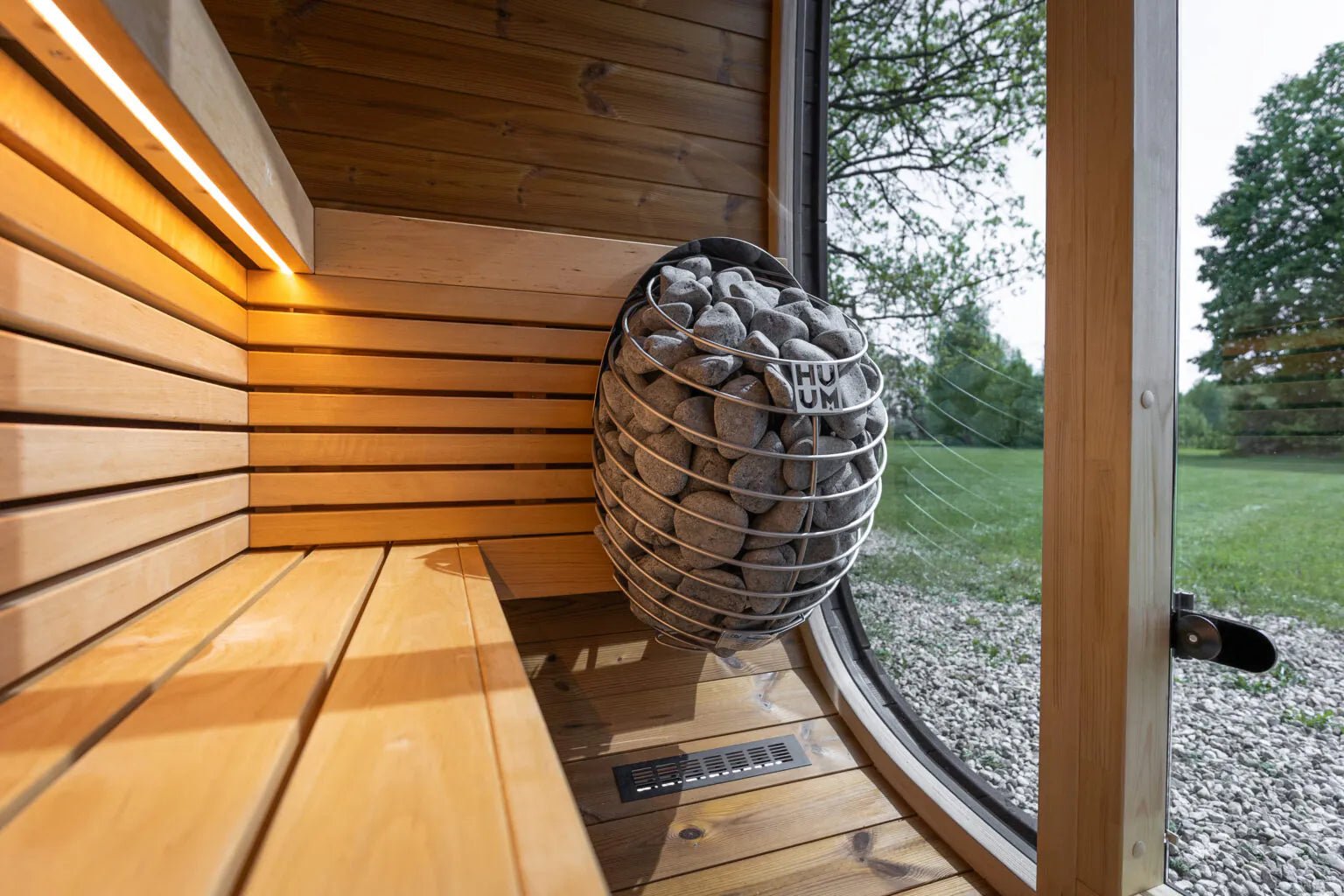 Leil Saunas Black Cube Classic 4-Person Outdoor Sauna Kit - NW Immersion