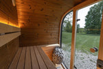 Leil Saunas Black Cube Classic 4-Person Outdoor Sauna Kit - NW Immersion