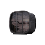 Leil Saunas Black Cube Classic 4-Person Outdoor Sauna Kit - NW Immersion
