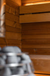 Leil Saunas Black Cube - COMFORT 6 - Person Outdoor Sauna Kit - NW Immersion