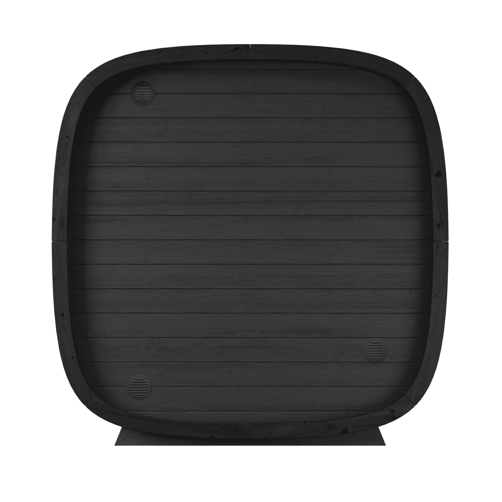 Leil Saunas Black Cube - COMFORT 6 - Person Outdoor Sauna Kit - NW Immersion