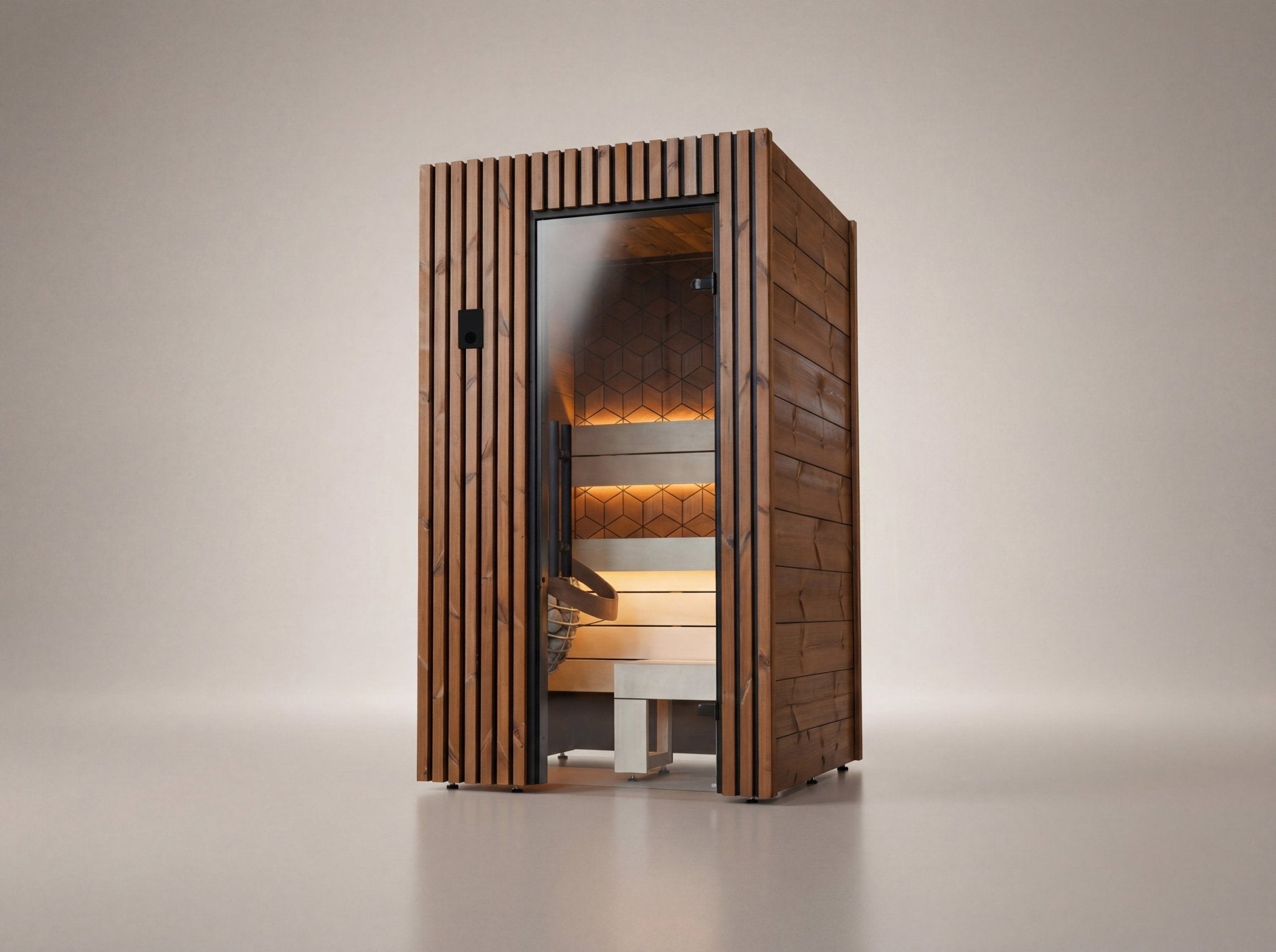 Leil Saunas Como 1 - 120, 1 - Person Indoor Sauna Kit - NW Immersion