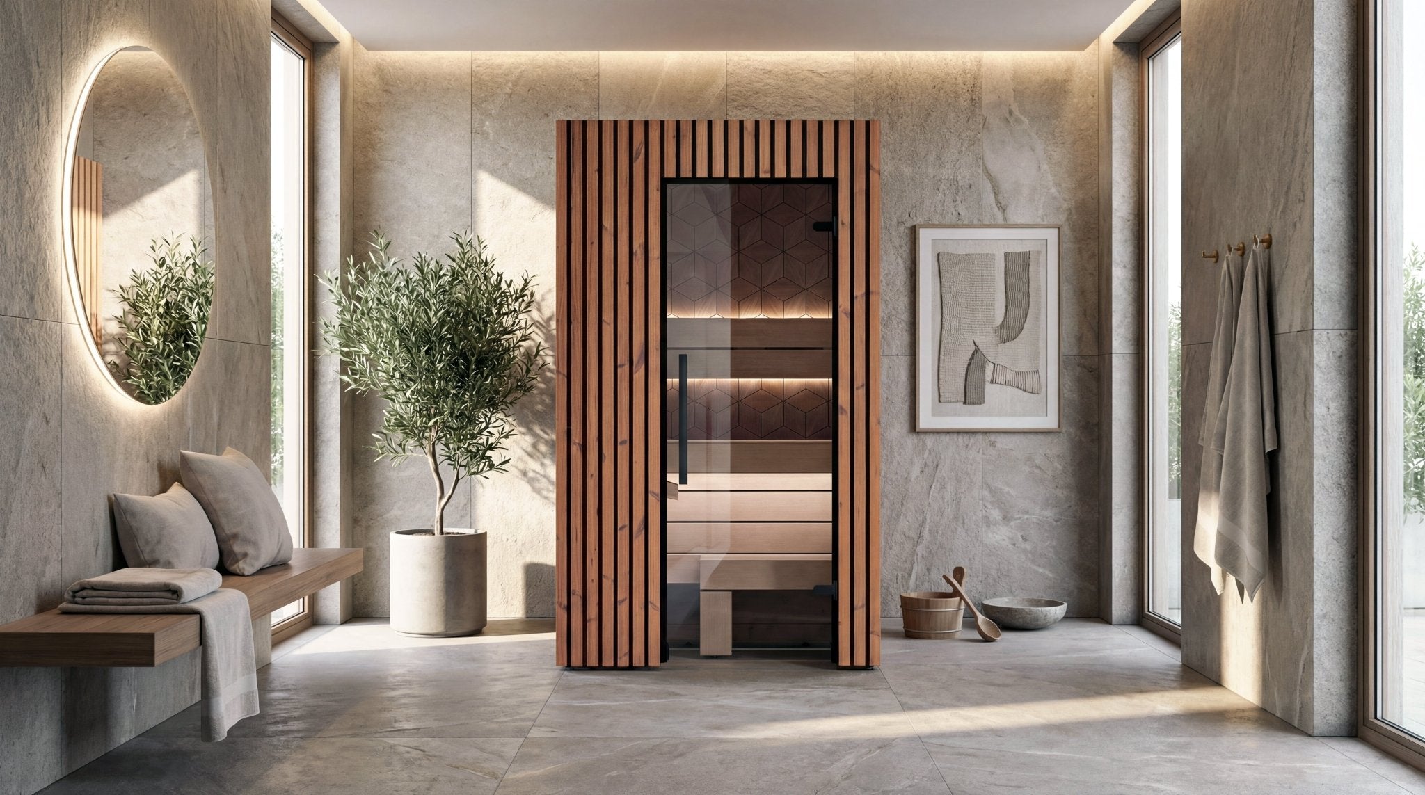 Leil Saunas Como 1 - 120, 1 - Person Indoor Sauna Kit - NW Immersion