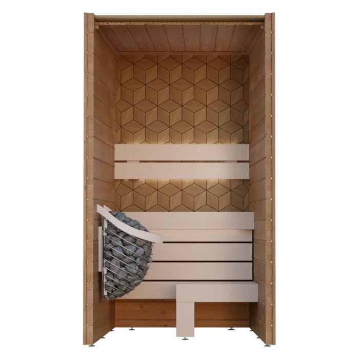 Leil Saunas Como 1 - 120, 1 - Person Indoor Sauna Kit - NW Immersion