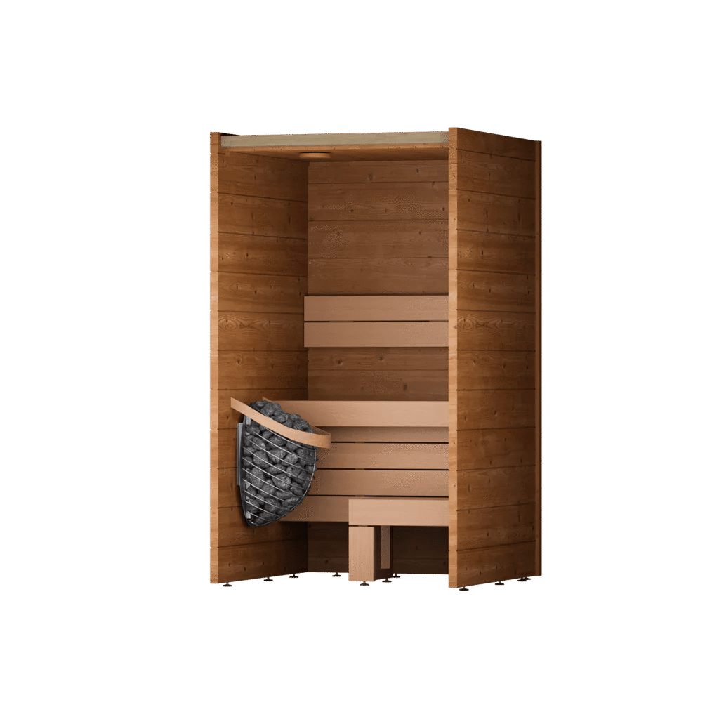 Leil Saunas Como 1 - 120, 1 - Person Indoor Sauna Kit - NW Immersion