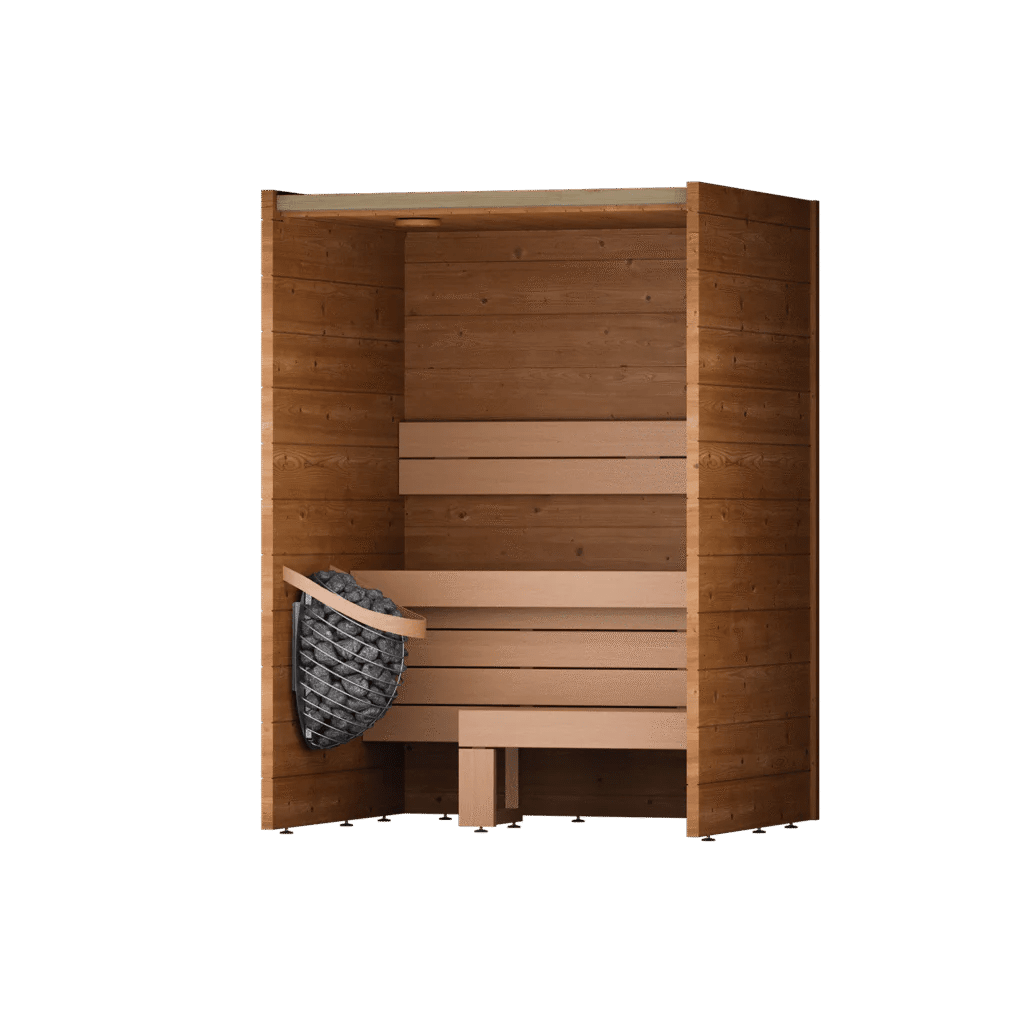 Leil Saunas Como 2 - 150 2 - Person Indoor Sauna Kit - NW Immersion