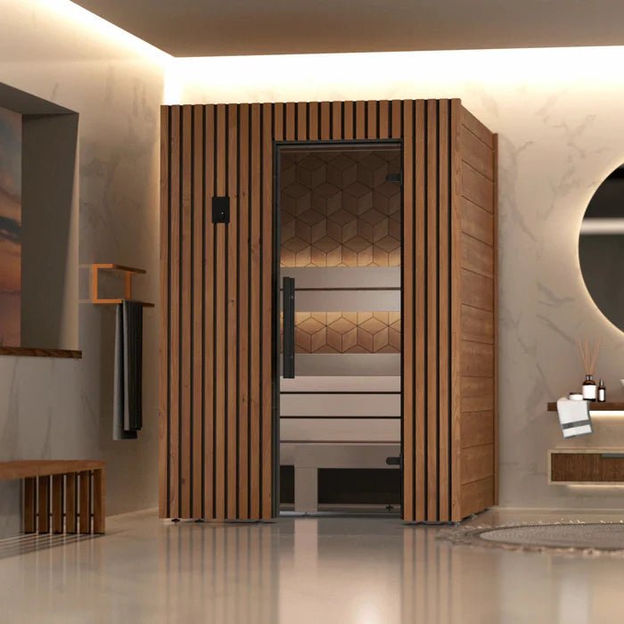 Leil Saunas Como 2 - 150 2 - Person Indoor Sauna Kit - NW Immersion