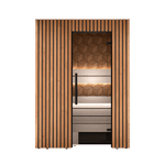 Leil Saunas Como 2 - 150 2 - Person Indoor Sauna Kit - NW Immersion