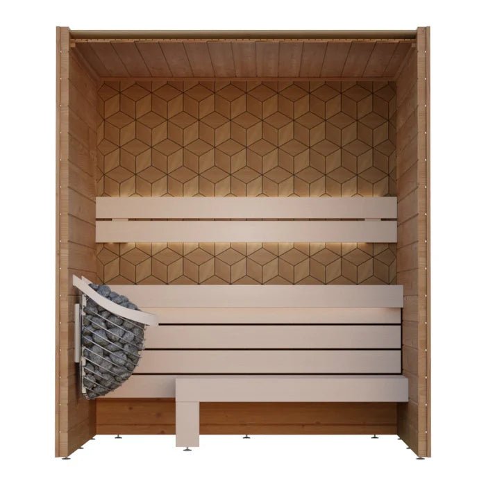 Leil Saunas Como 3 - 180, 3 - Person Indoor Sauna Kit - NW Immersion